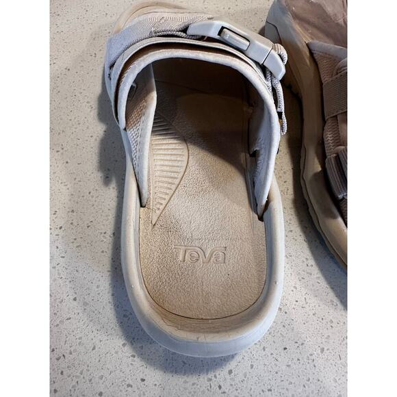 Teva Women's 6 Hurricane Verge Slip-On Slide Sandals in White - Picture 7 of 11